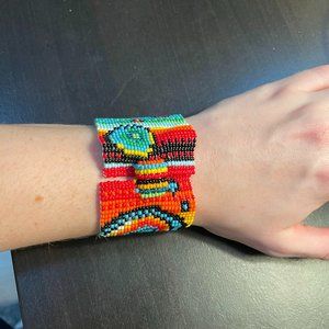 Southwest style colorful beaded bracelet